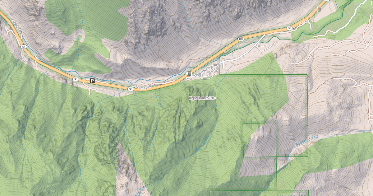 Map preview of Right Branch