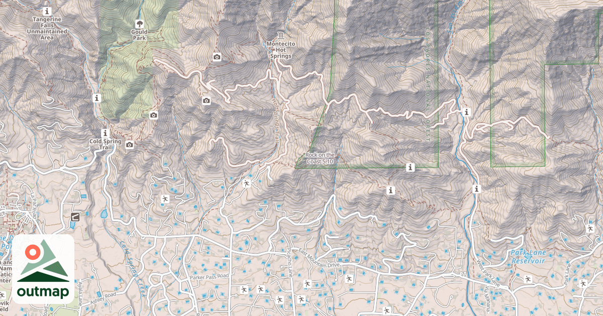 Map of Rock on the Coast