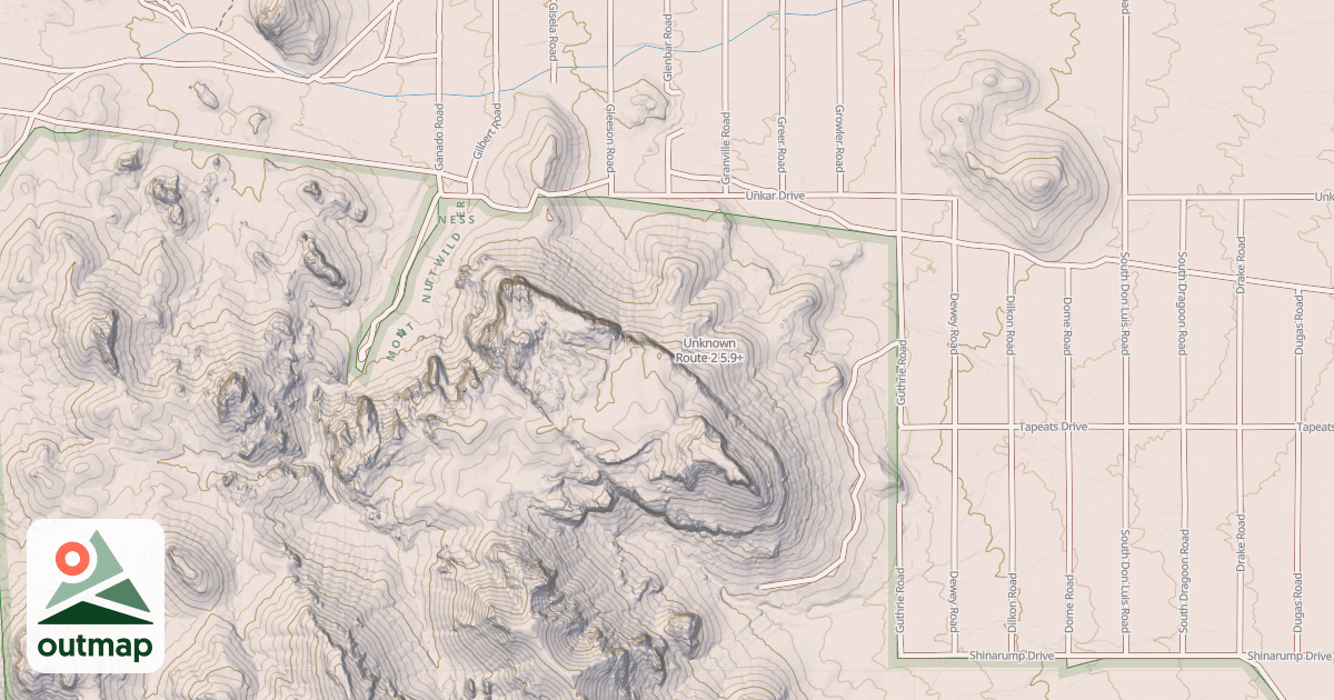 Map of Unknown Route 2