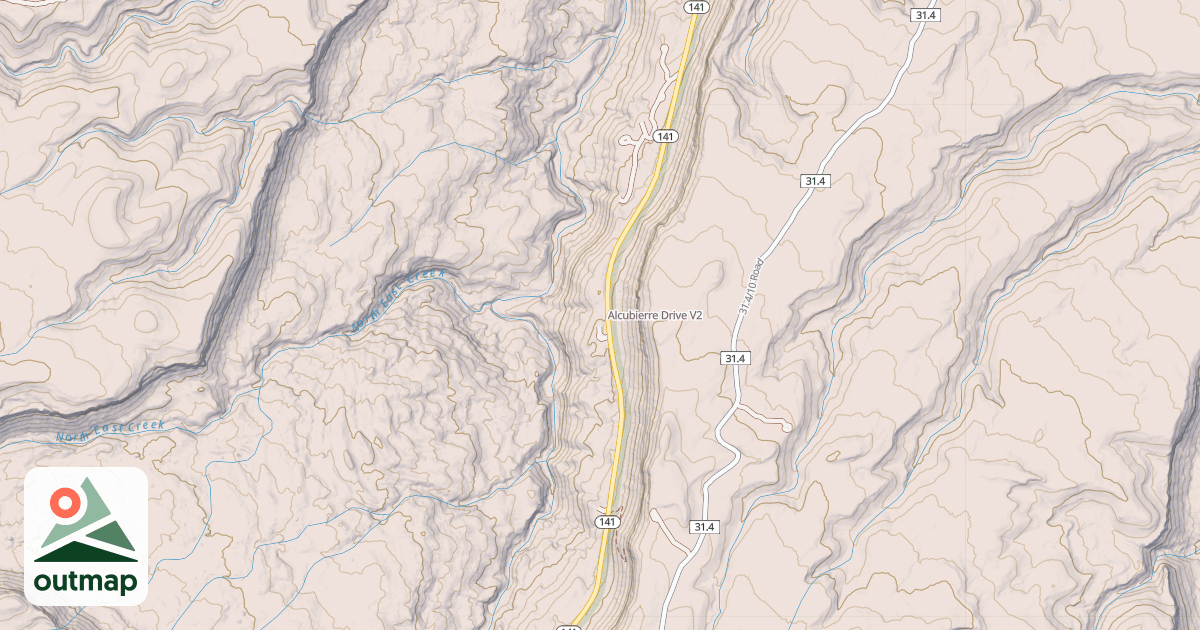 Map of Alcubierre Drive