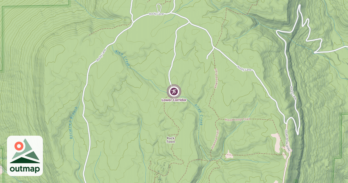 Map of Lower Corridor