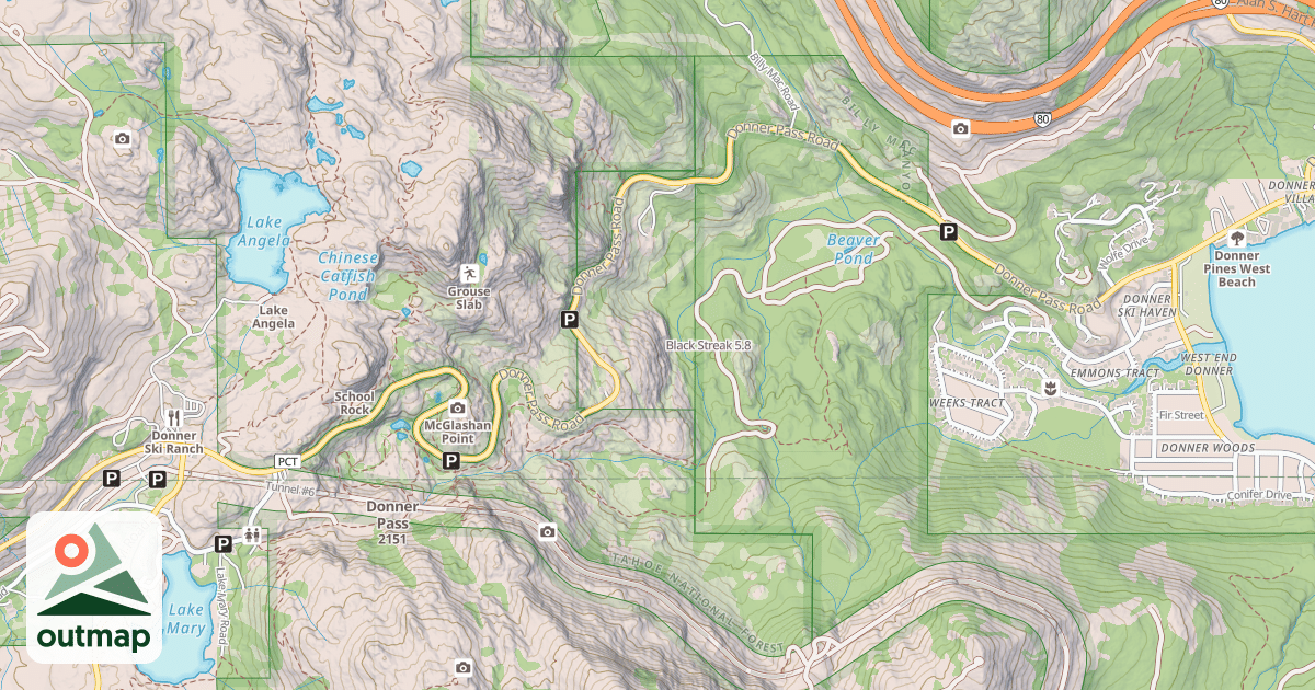 Map of Black Streak