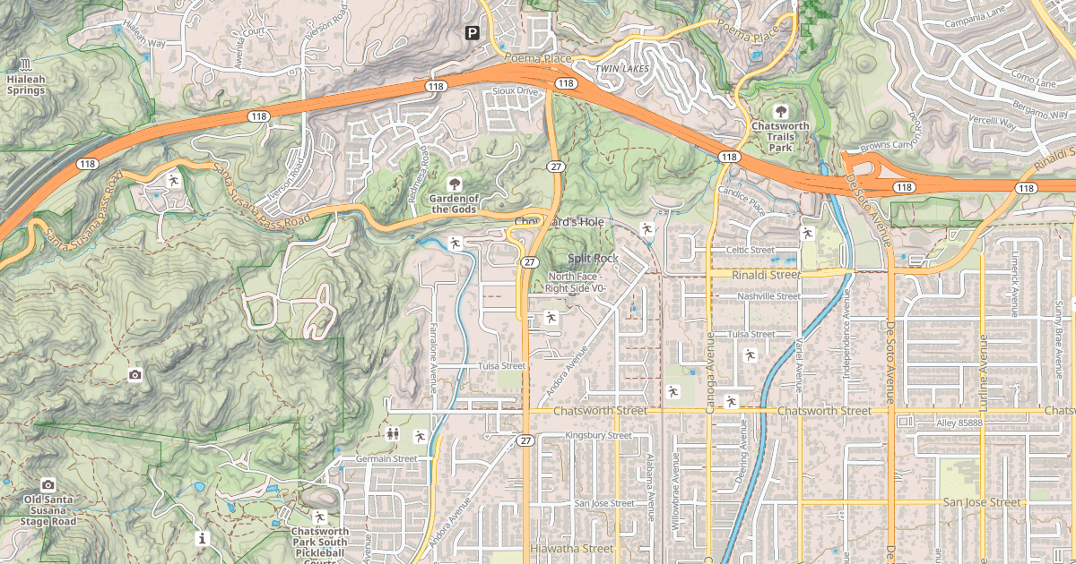Map preview of North Face - Right Side