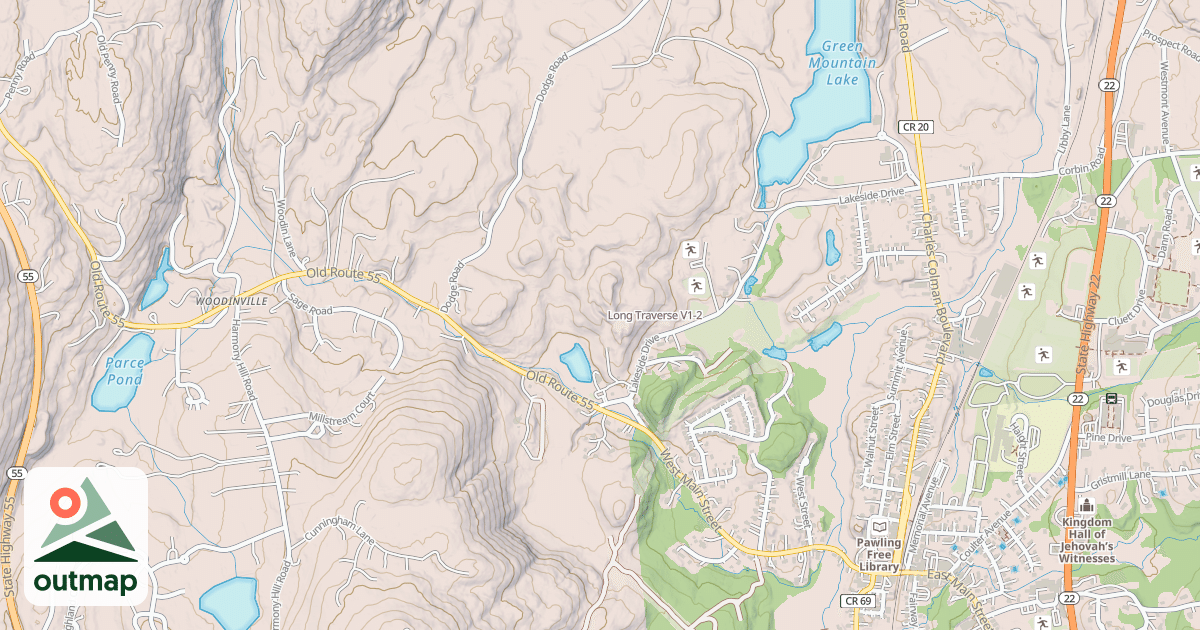Map of Long Traverse