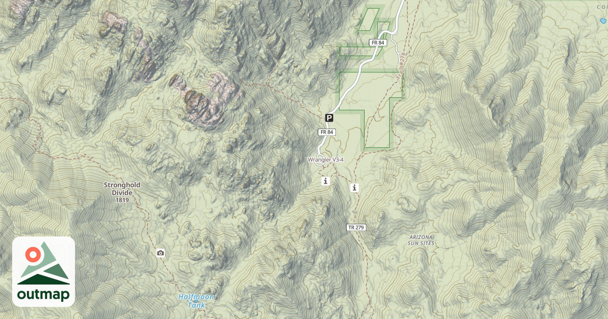 Map of Wrangler