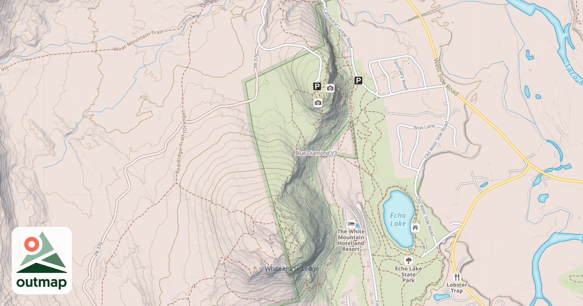 Map of Blue Diamond