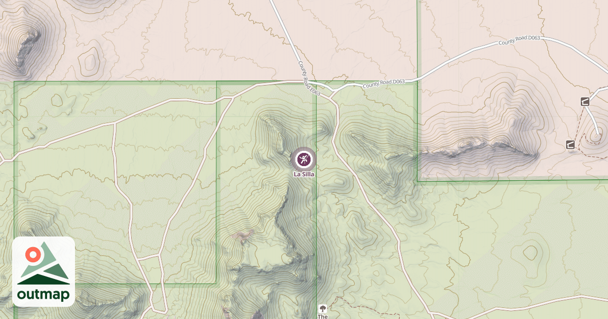 Map of La Silla