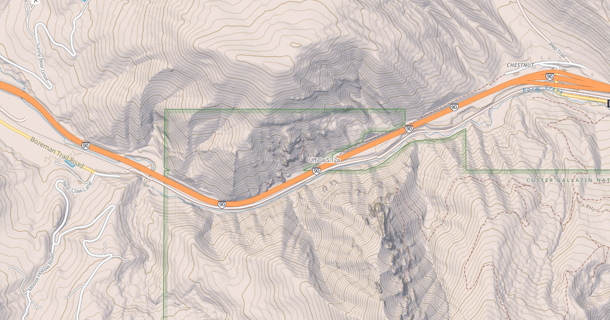Map preview of Uff Da
