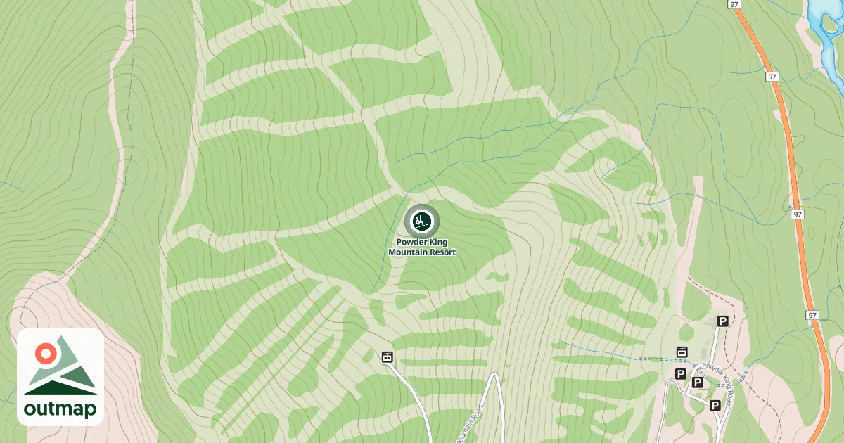 Map of Powder King Mountain Resort