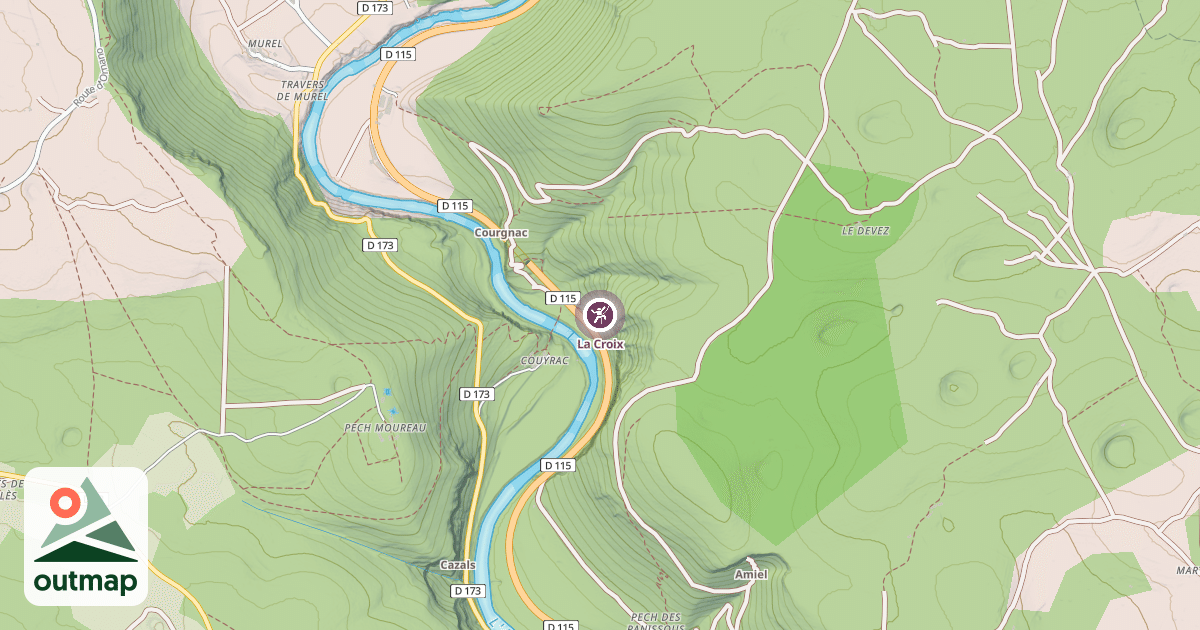 Map of La Croix