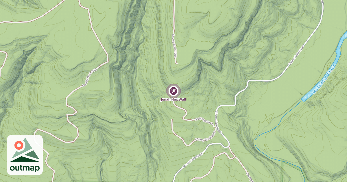 Map of Jonah Hex Wall