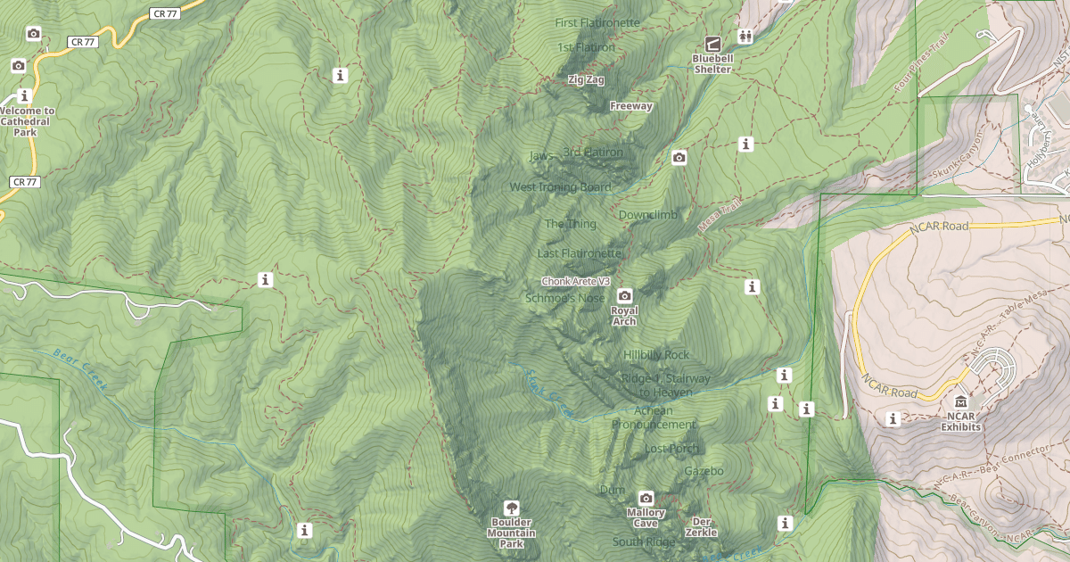 Map preview of Chonk Arete