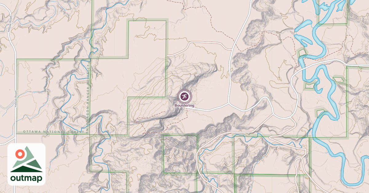 Map of Bouldering