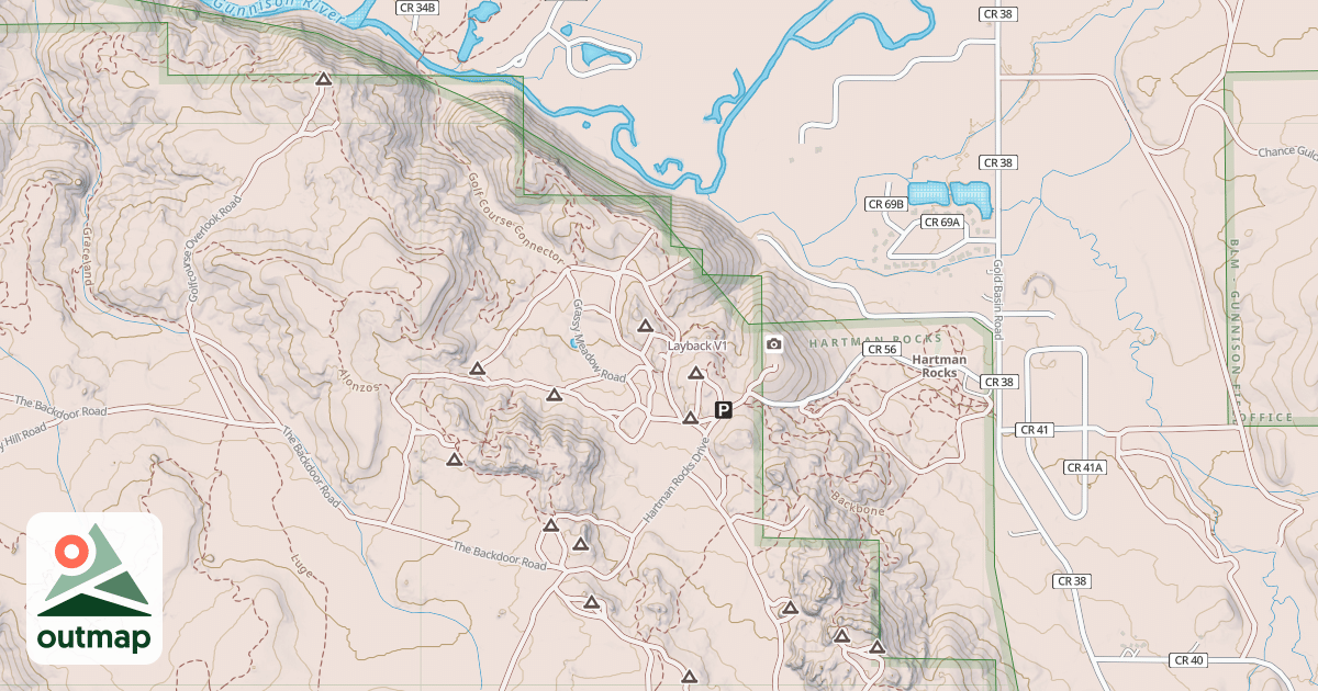 Map of Layback