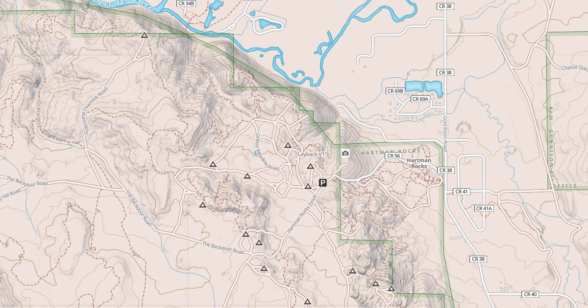 Map preview of Layback