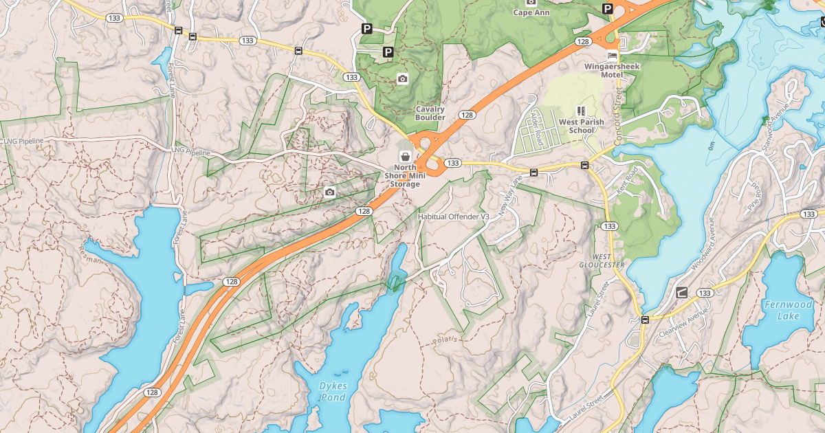 Map preview of Habitual Offender