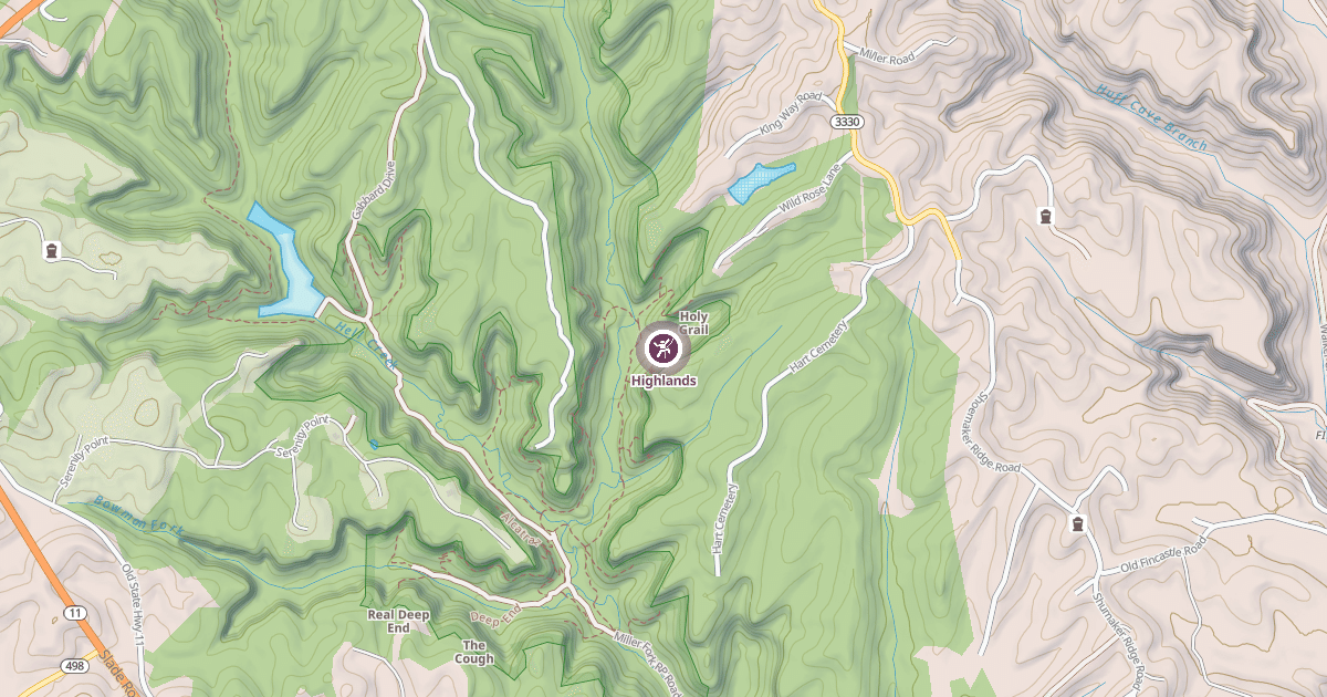 Map preview of Highlands
