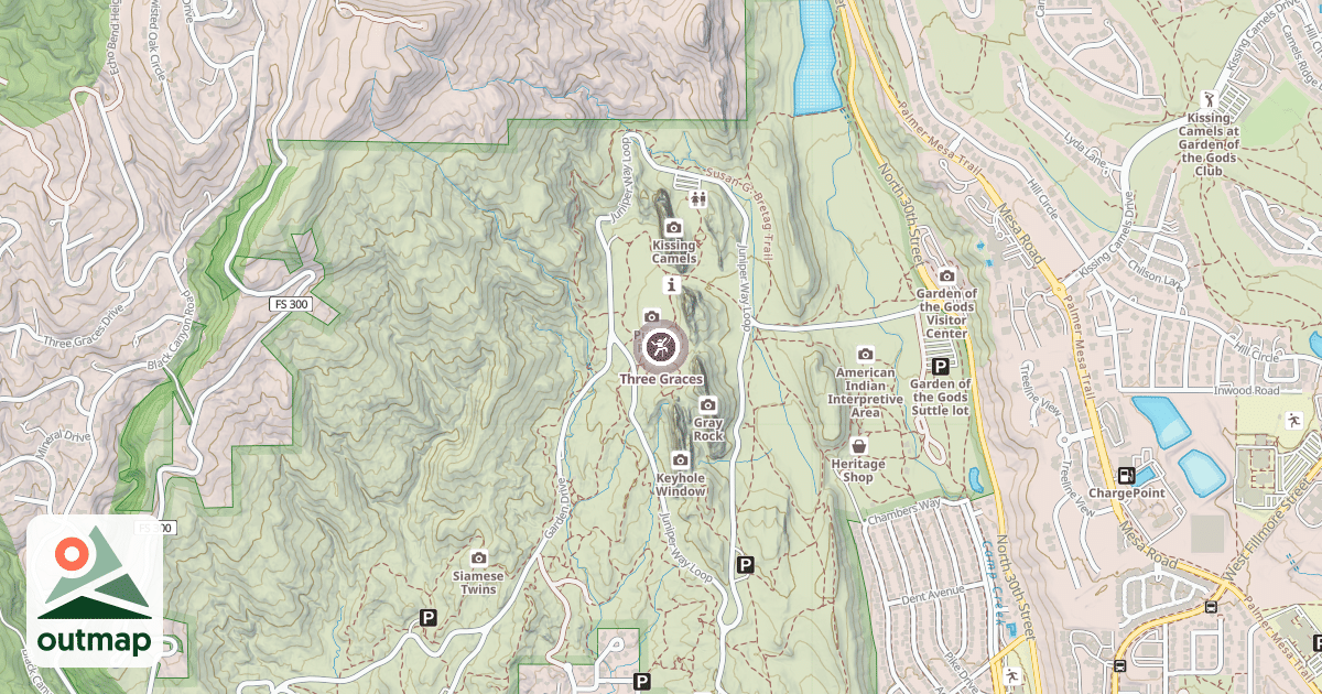 Map of Three Graces