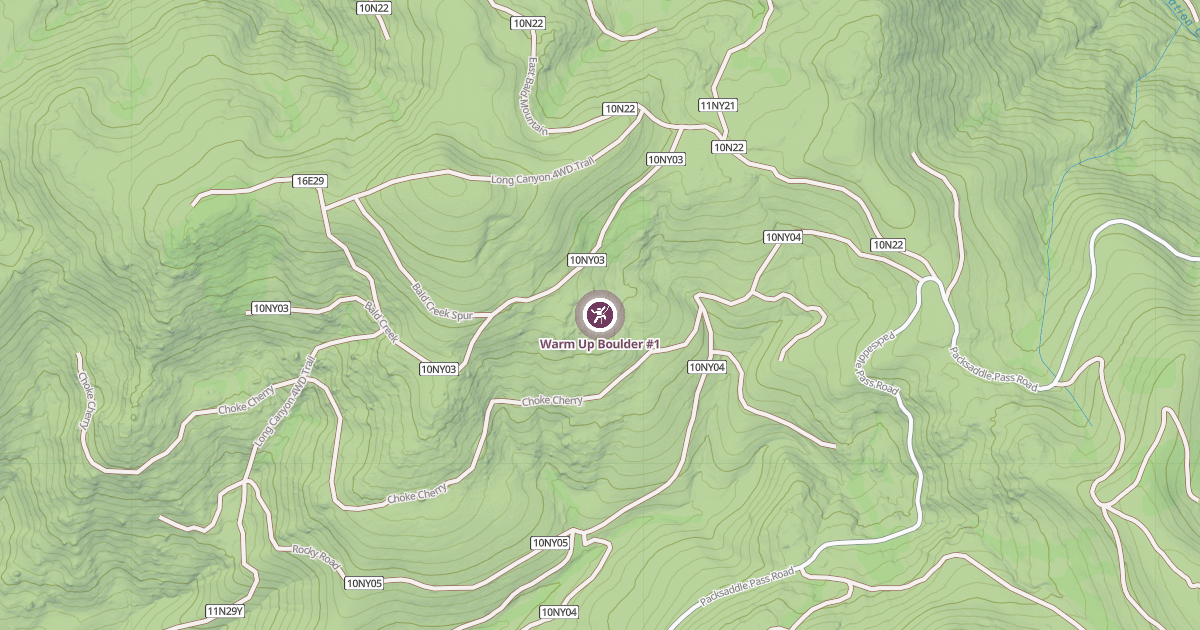 Map preview of Warm Up Boulder #1