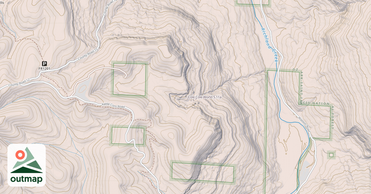 Map of Cole Cole World
