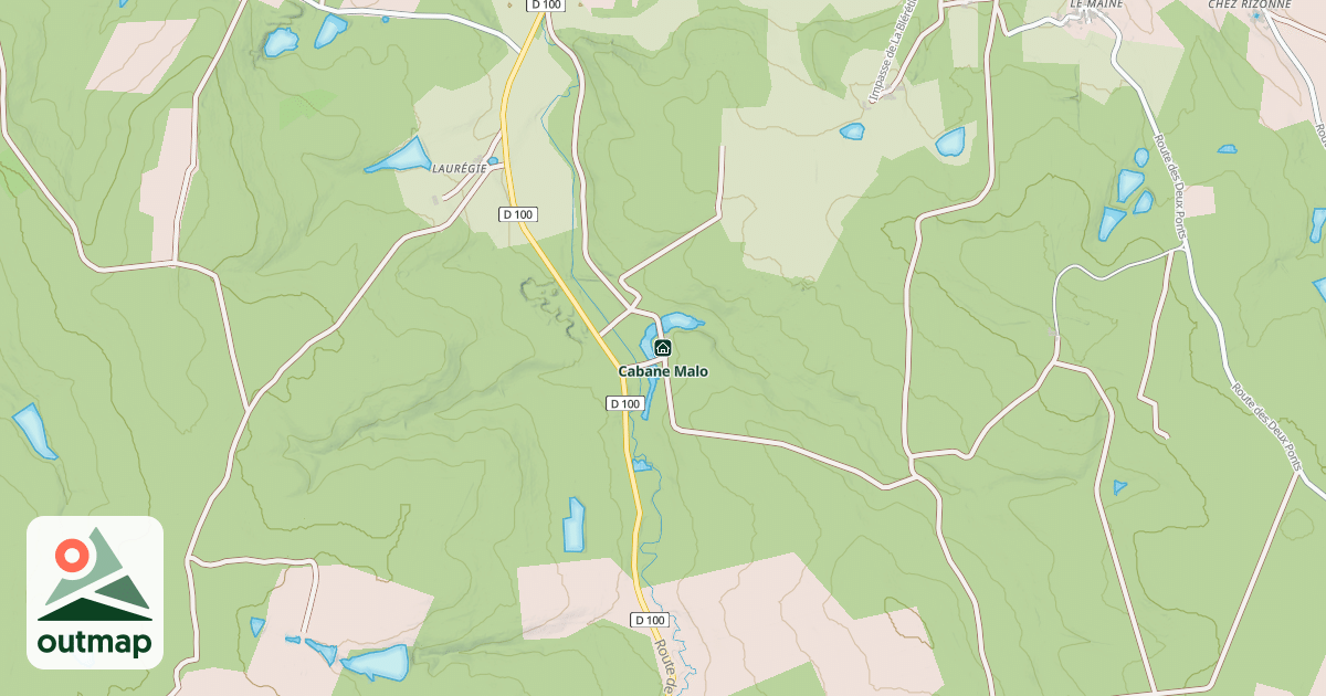 Map of Cabane Malo