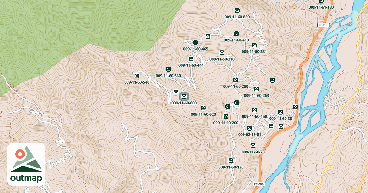 Map of 009-11-60-600