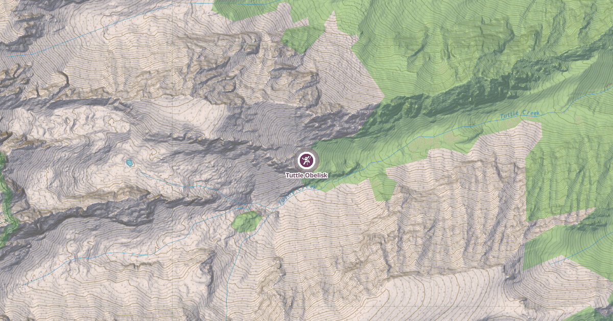 Map preview of Tuttle Obelisk