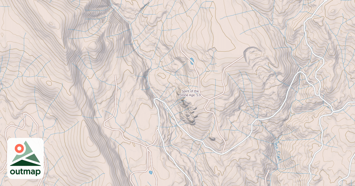 Map of Spirit of the Stone Age.