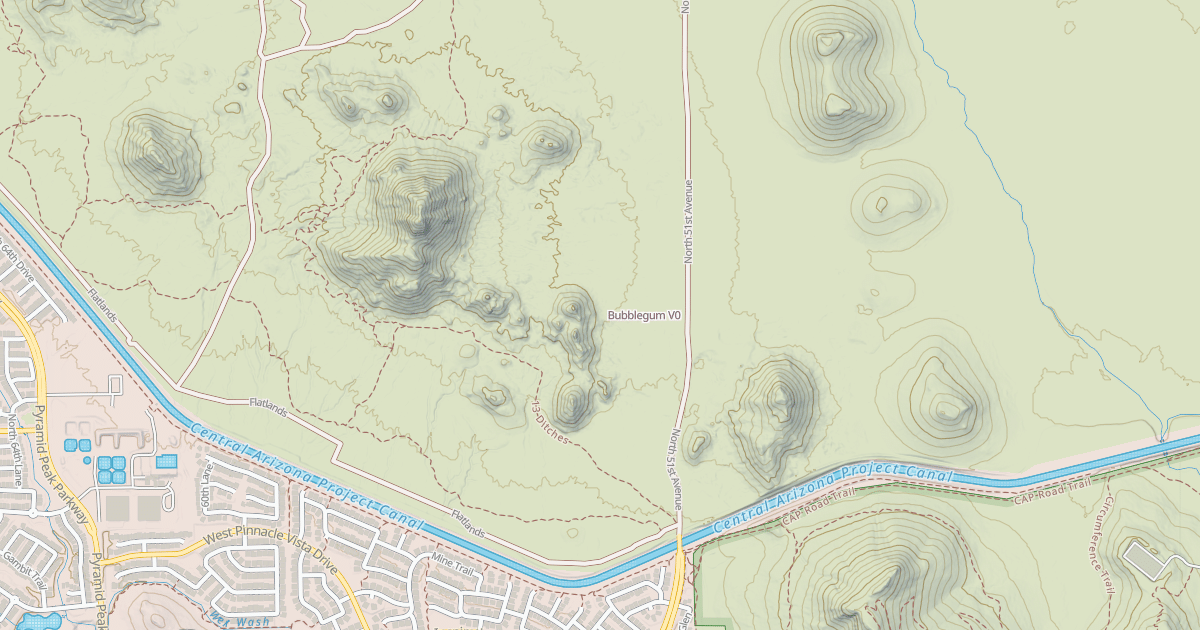 Map preview of Bubblegum