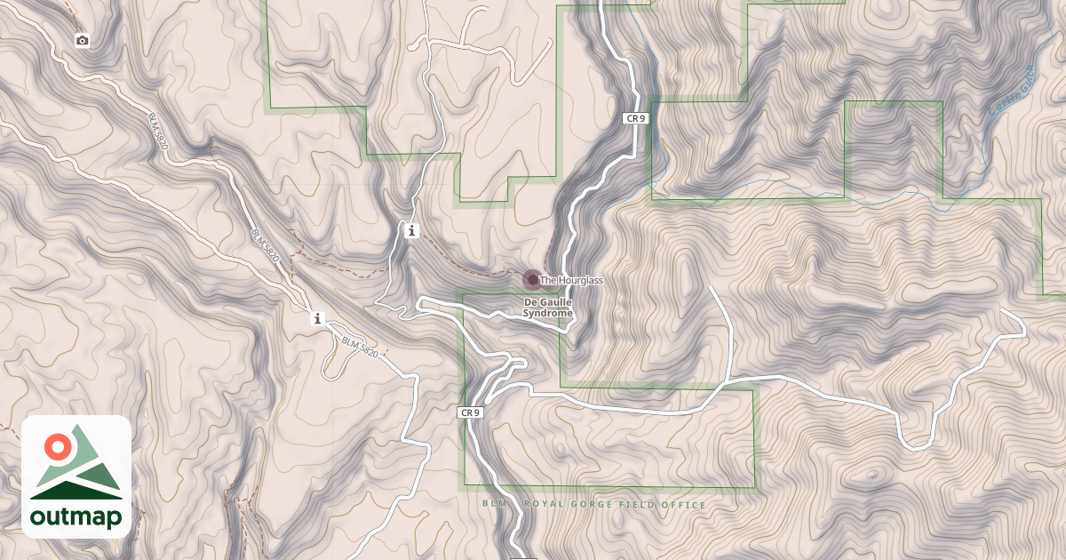 Map of The Hourglass