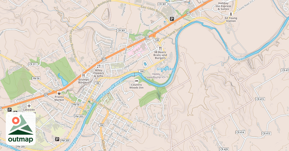 Map of Heeley Speedbump