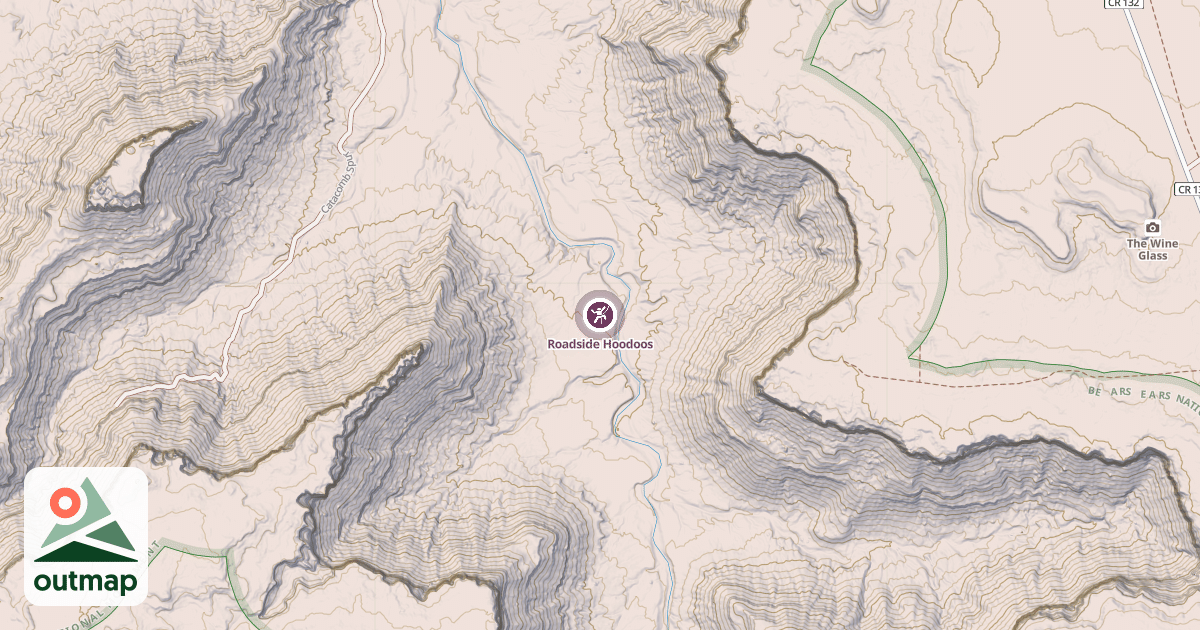 Map of Roadside Hoodoos