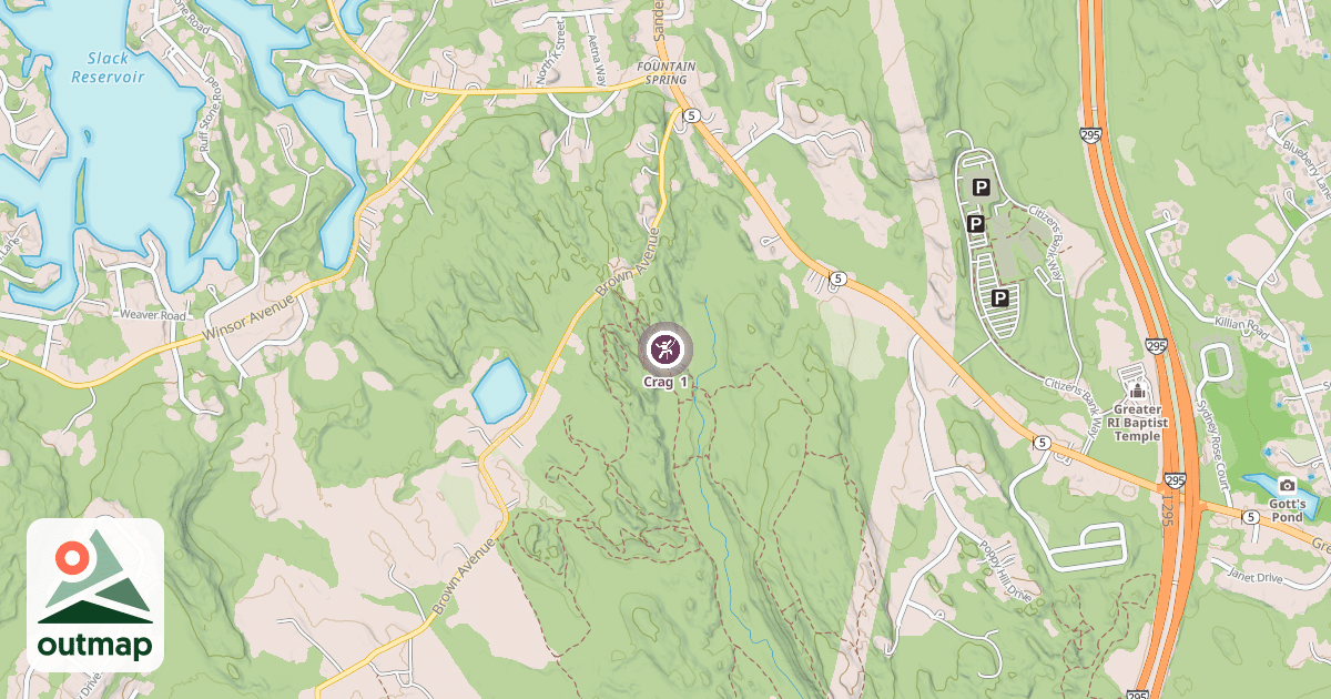 Map of Crag  1