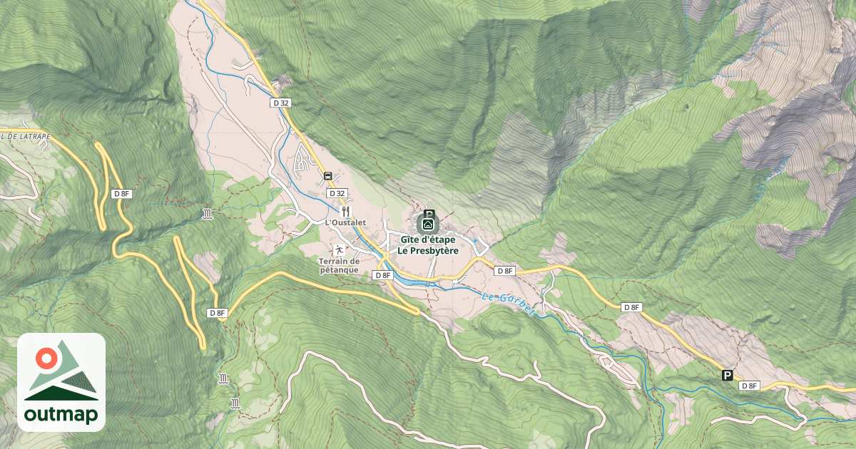 Map of Gîte d'étape Le Presbytère