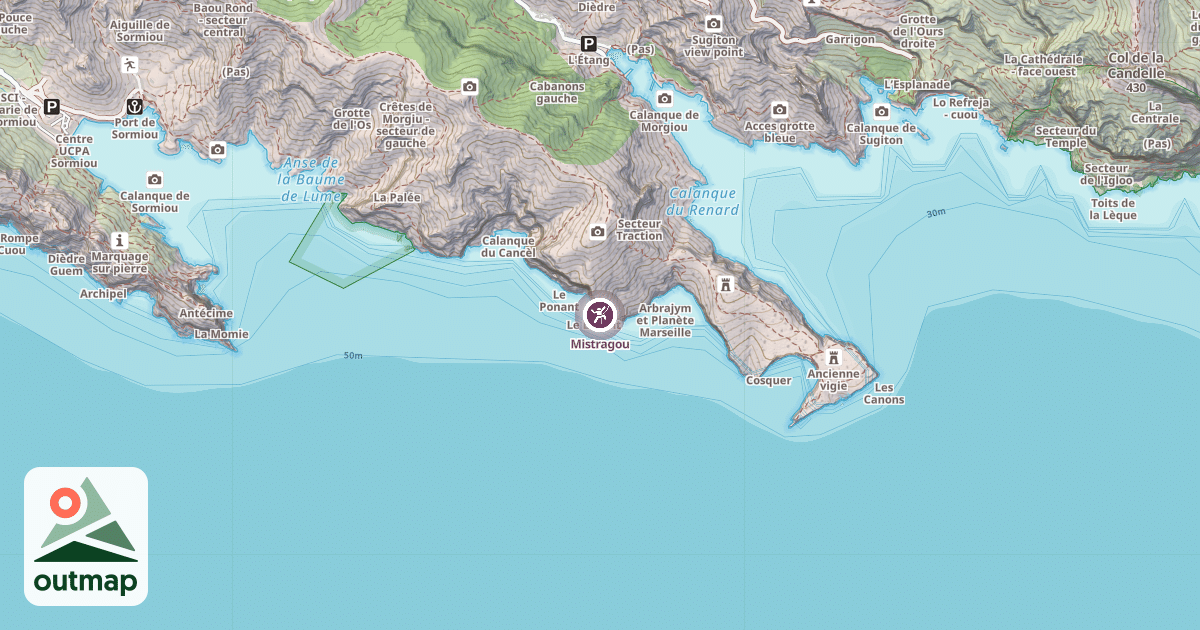 Map of Mistragou