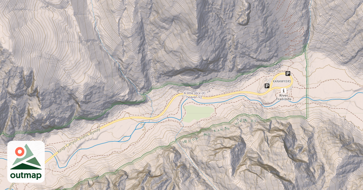 Map of A little slice of heaven