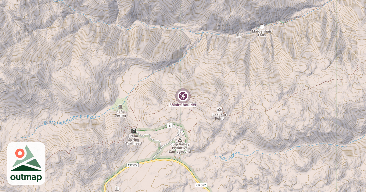 Map of Solaire Boulder