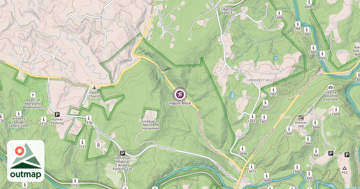 Map of Yogurt Block