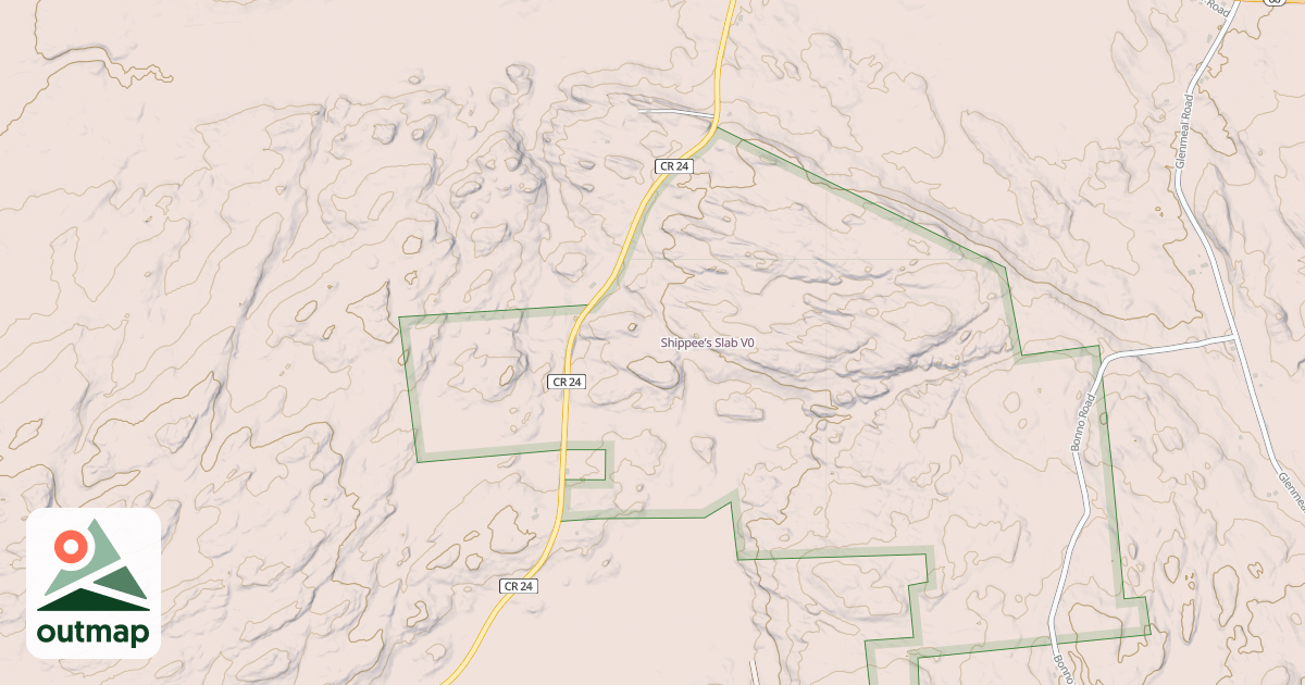 Map of Shippee’s Slab