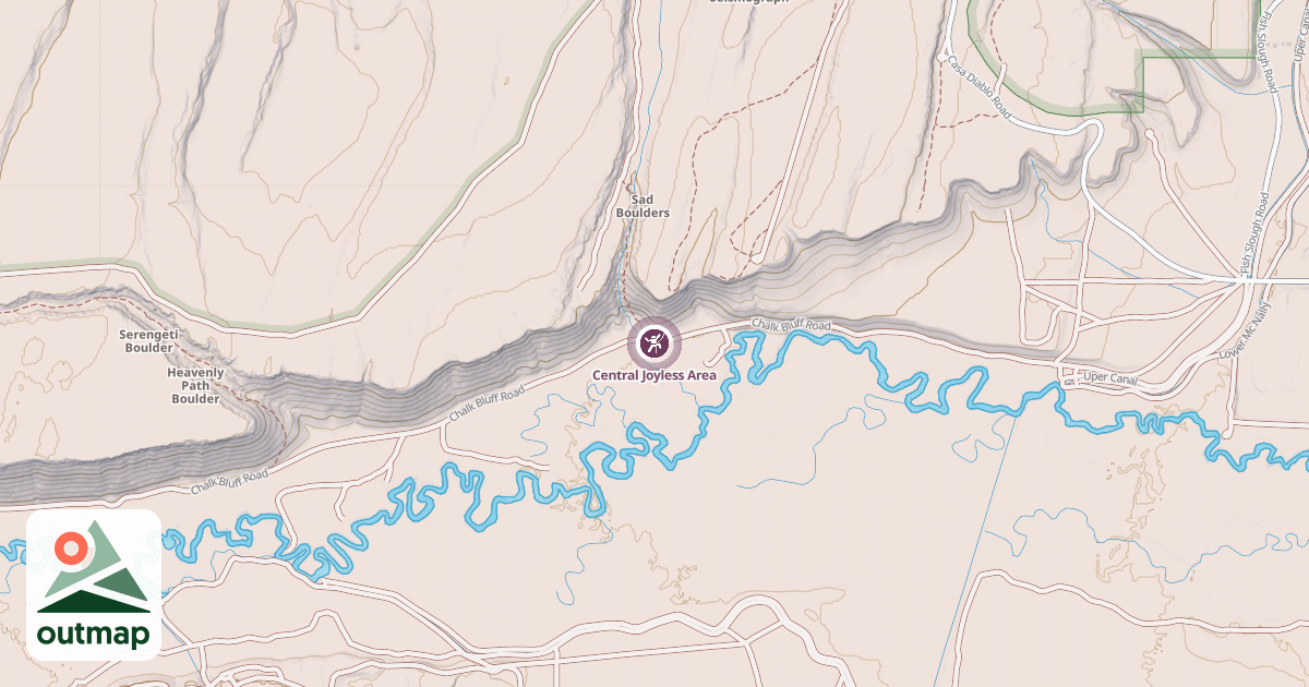 Map of Central Joyless Area