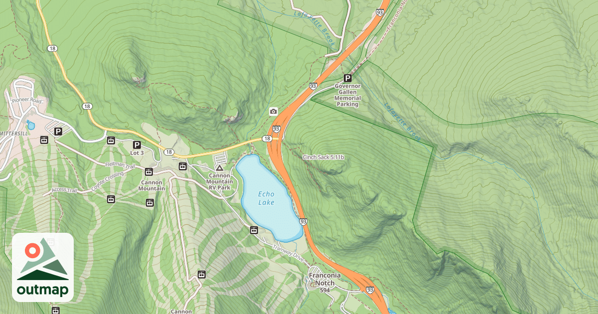 Map of Cinch Sack
