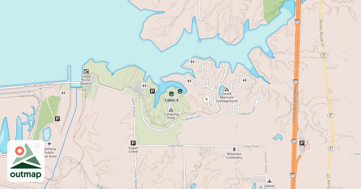 Map of Cabin 1