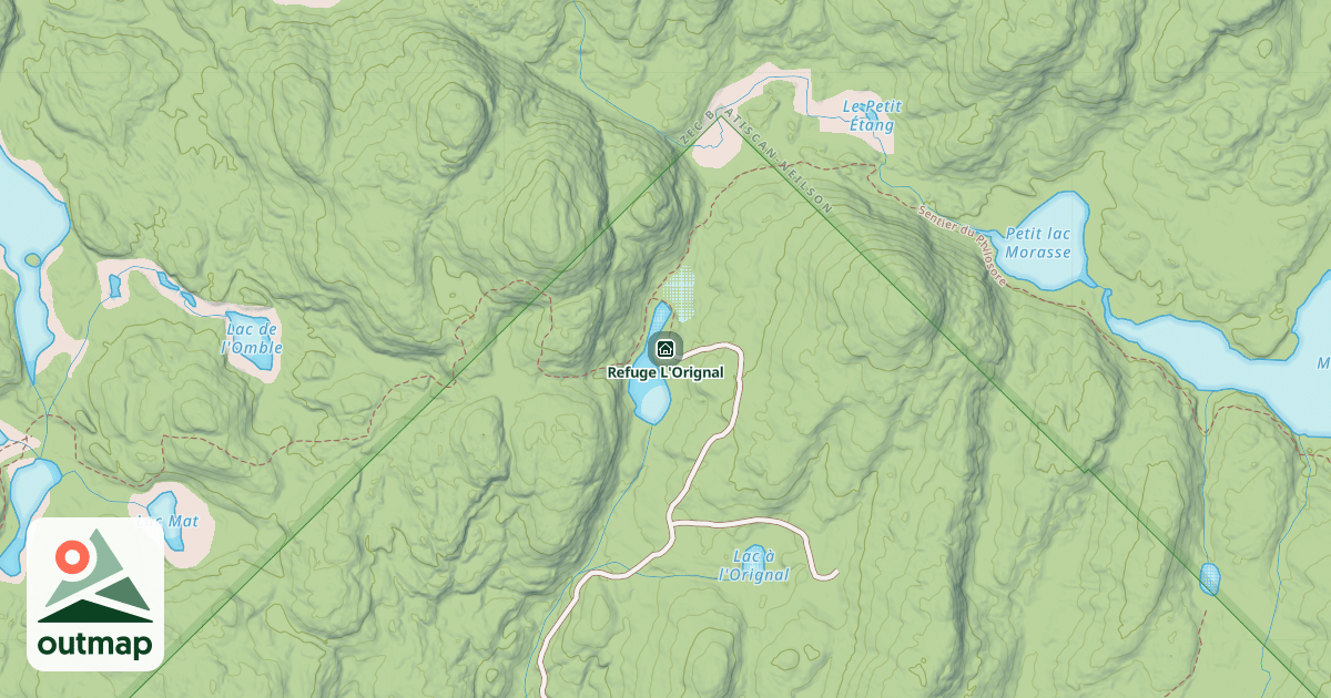 Map of Refuge L'Orignal