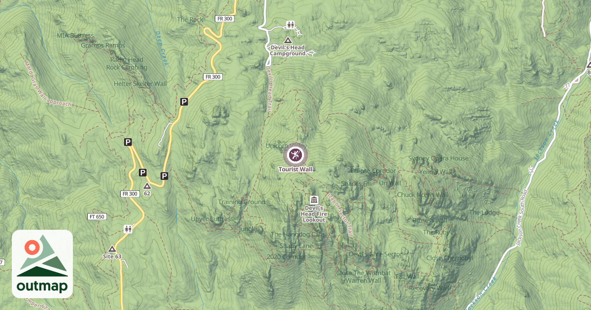 Map of Tourist Wall