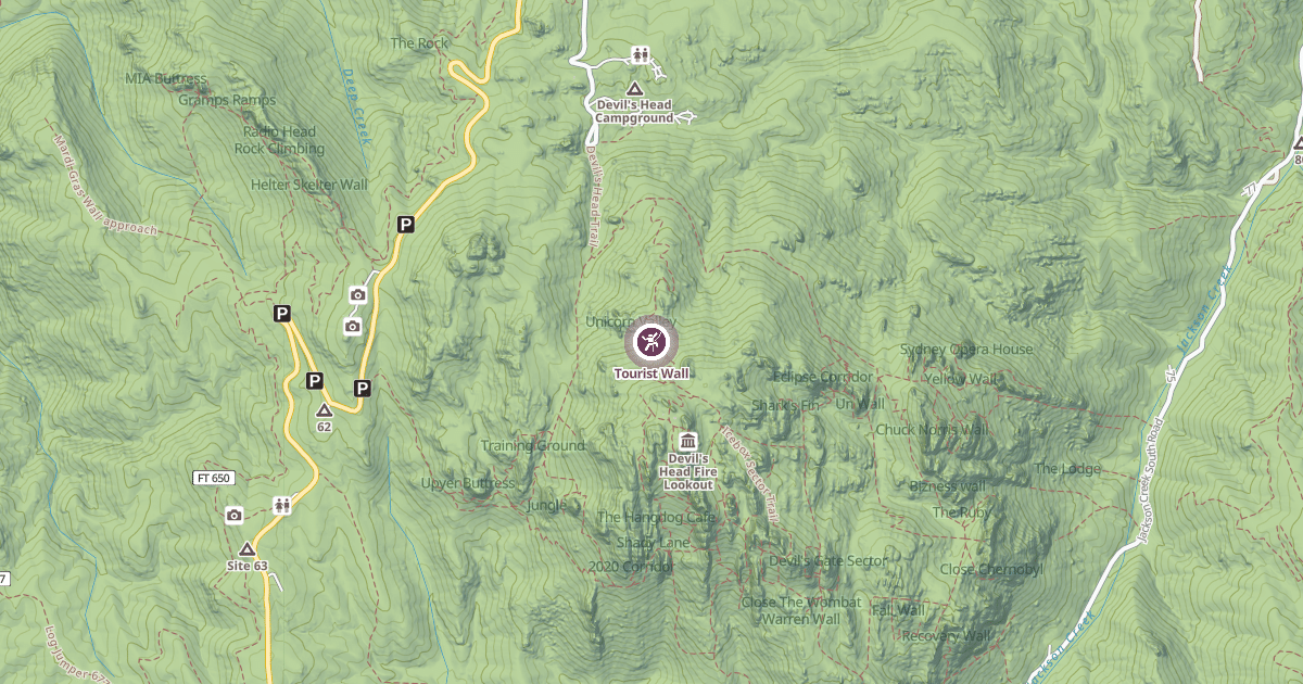 Map preview of Tourist Wall