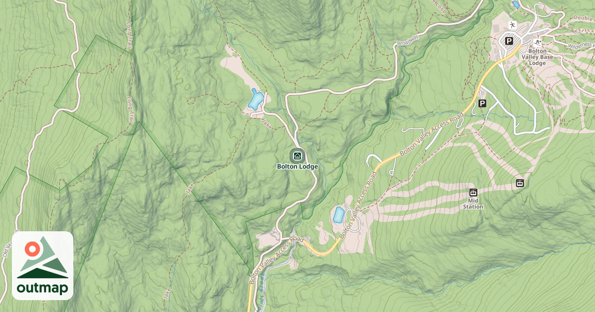 Map of Bolton Lodge