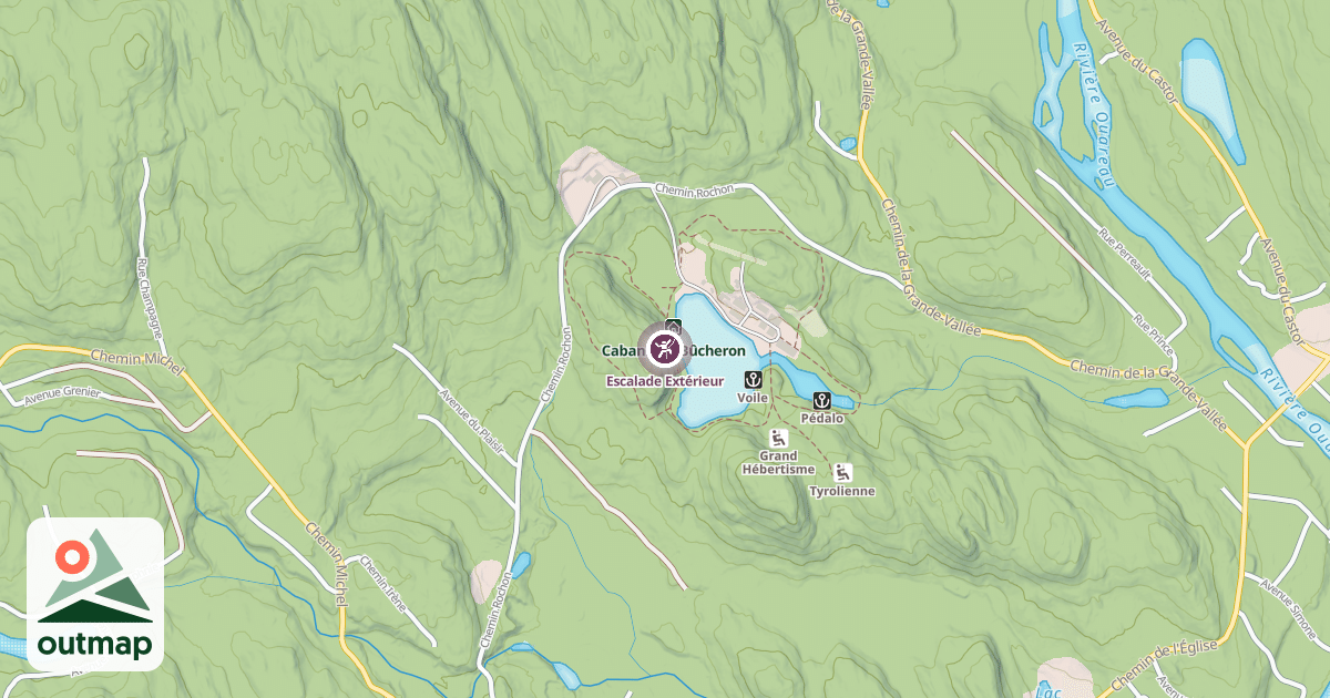 Map of Escalade Extérieur