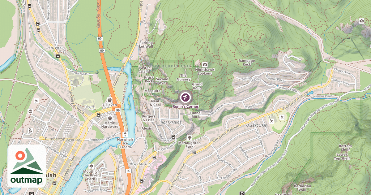 Map of Ronin's Corner