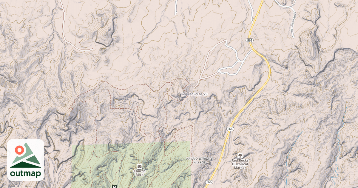 Map of Regular Route