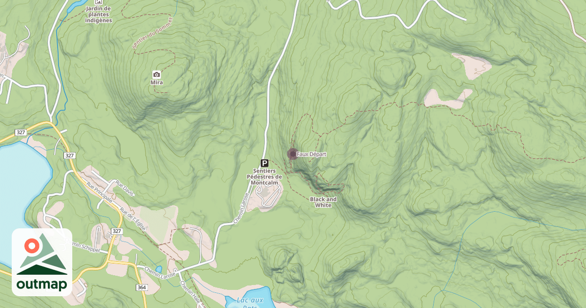 Map of Faux Départ